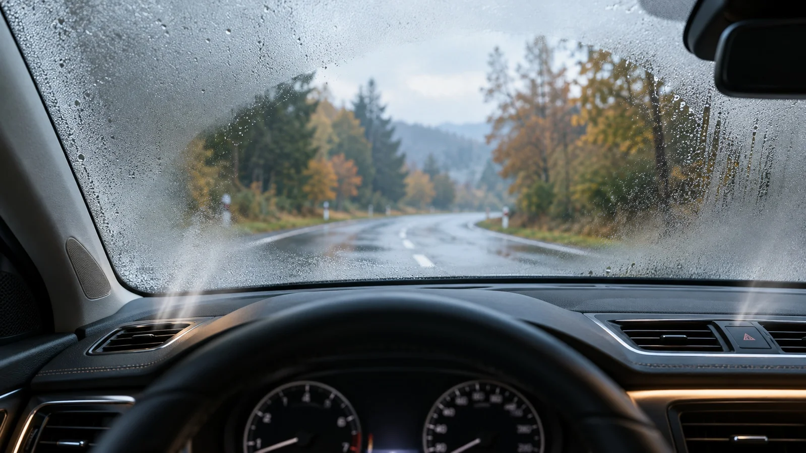 Why do car windows fog up inside and how can you clear them quickly?